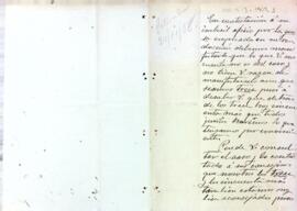 Carta sobre un conflicte amb el president de la secció de música