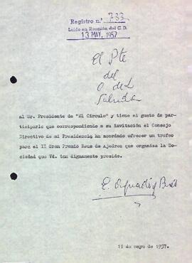 Carta al president d'El Círcol