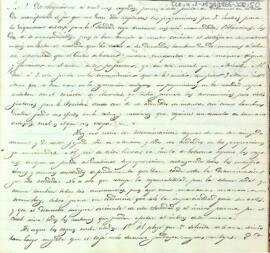 Carta de Ramon Vilella, en nom de la Junta de Govern, a Tomàs de Baró donant les raons per les quals continuen negant-li la licitació del Cafè del Centre de Lectura