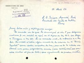 Carta d'Antonio Romañá al president del Centre de Lectura