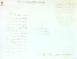 Carta il·legible del secretari de l'entitat a José Sonorellas