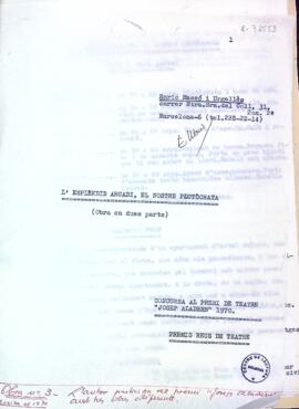 L'esplèndid Arcadi, el nostre plutòcrata (ovra en dues parts), d'Enric Massó i Urgellès