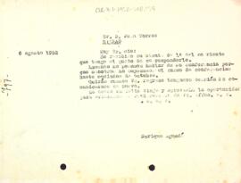 Carta d'Enric Aguadé a Juan Torres