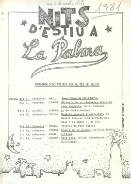 Nits d'estiu a La Palma