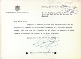 Rebuts del premi de periodisme