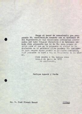 Carta a Josep Blanch Massó