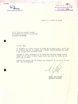 Sobre posar el nom de Fortuny a un avió