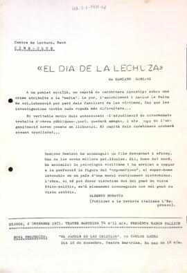 Fitxa tècnica del film "El día de la lechuza"