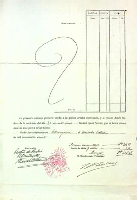Suplement a la Pòlissa d'assegurança amb la Companyia La Catalana