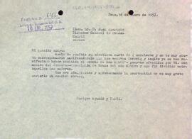 Carta a Juan Aparicio