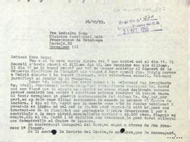 Carta a Ladislao Guim sobre un immoble