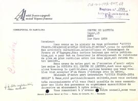 Carta dels Amitié franco-espagnole