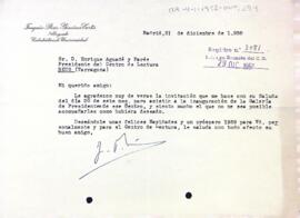 Joaquín Ruiz-Giménez rebutja la invitació