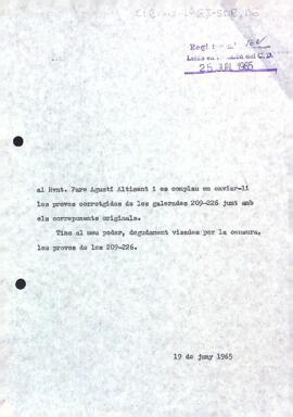 Carta al pare Agustí Altisent