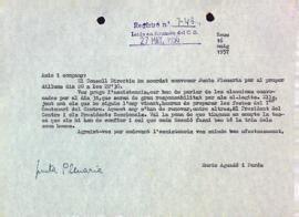 Carta a la Junta Plenària