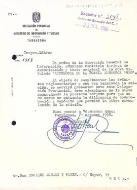 Autorització del text d'una obra
