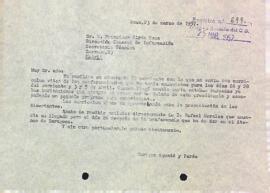 Carta a Francisco Girón Tena