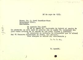 Carta del president a José González-Sama