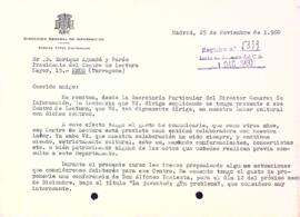 Carta de Franciso Gozálvez