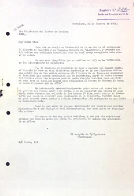 Petició d'informació del marquès de Vallgornera