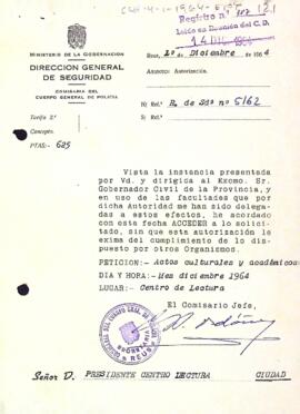 Aprovació d'una petició d'actes