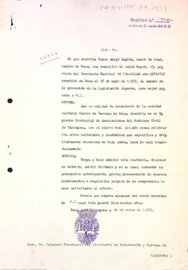 Petició d'autorització