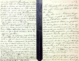 Carta de Pablo Lozano informant del donatiu d'un exemplar de la seva obra "Tratado popular de la tisis"