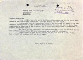 Carta del president al pare Ladislao Guim