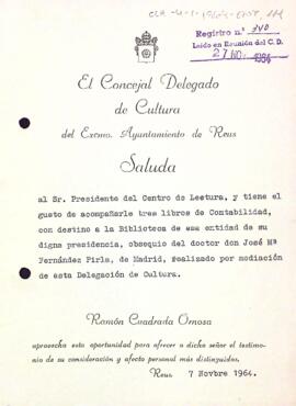 Donatiu de José María Fernández Pirla