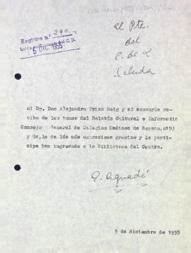 Agraïment a Alejandro Frias pel seu donatiu