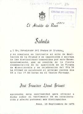 Invitació als actes de Misericòrdia
