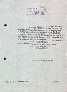 Carta a Fidel Cantán Tost
