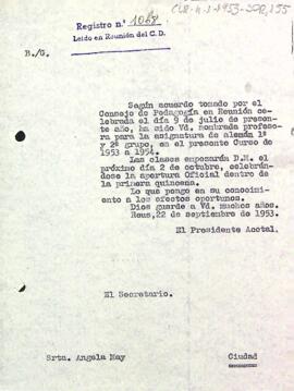 Carta del president accidental a Àngela May