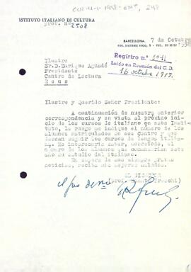 Sobre el curs d'italià