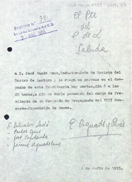 Convocatòria a Josep Banús