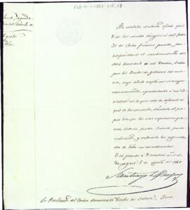 Carta d'agraïment de Salvador [?] per haver-lo nomenat soci honorari de l'entitat