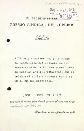 Difusió del cartell de la fira del llibre