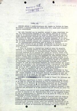 Carta del president al delegat provincial de treball de Tarragona amb relació a l'afiliació dels treballadors