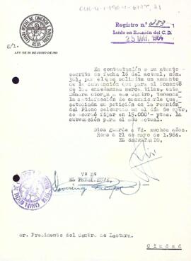 Subvenció de la Cambra de Comerç de Reus