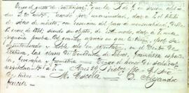 Carta de Marià Escolà a Alexandre García comunicant que per decisió unànime de la Junta de govern serà obsequiat amb el títol de soci de mèrit