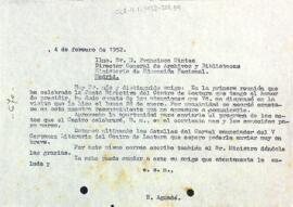 Carta d'Enric Aguadé Parés a Francisco Sintes