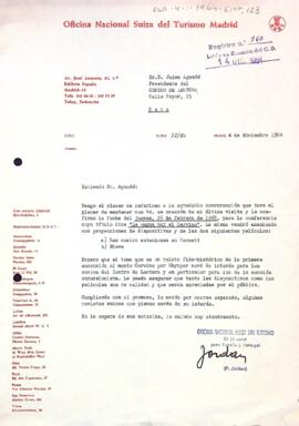 Conferència de l'Oficina Nacional Suïssa de Turisme