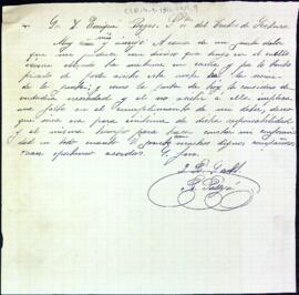 Carta de Ramon Pallejà explicant la seva absència a la reunió de la Junta