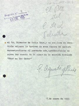 Enviament de la revista del Centre de Lectura a Ràdio Reus