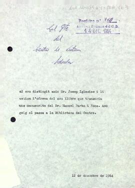 Agraïment per un donatiu