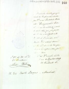 Agraïment de la junta de govern a Pablo Lozano pel donatiu de dos exemplars d'una conferència