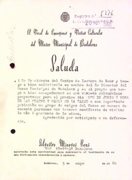 Carta de Silvestre Minoves Pons