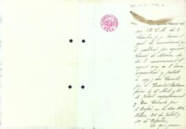 Carta de la Secció de Música sobre les activitats organitzades durant part del 1913