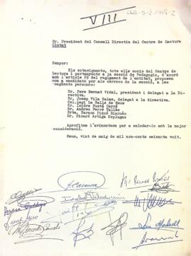 Proposta de candidats