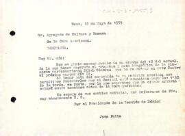 Confirmació del concert de Edith Stearns